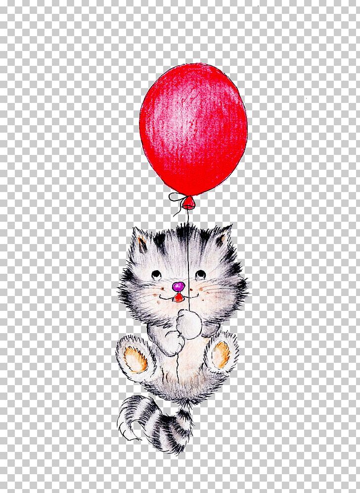 Cat Kitten Bear Balloon PNG, Clipart, Animal, Balloons, Carnivoran, Cartoon, Catch Free PNG Download