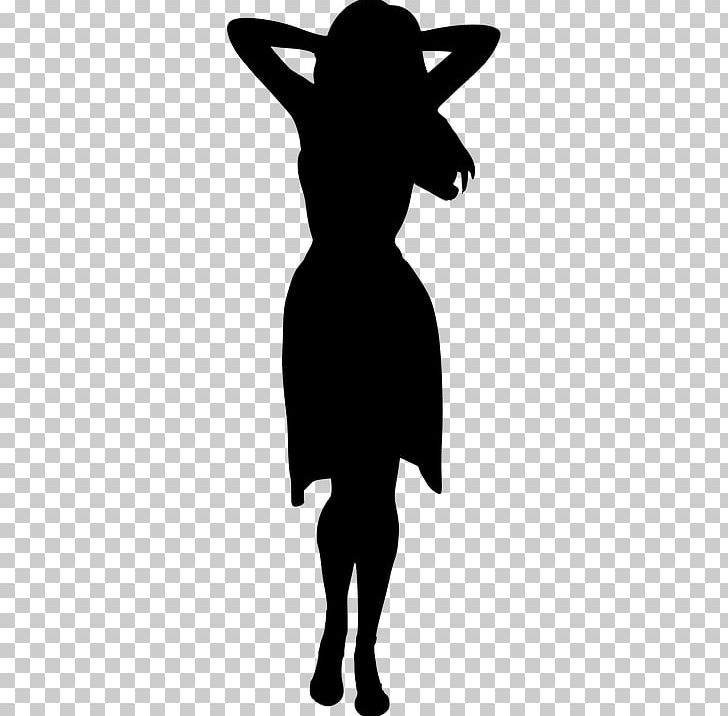 Silhouette Woman PNG, Clipart, Animals, Black, Black And White, Cattle Like Mammal, Drawing Free PNG Download