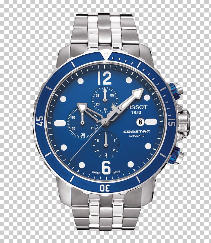 Tissot Chronograph Automatic Watch Jewellery PNG, Clipart, Accessories, Automatic Watch, Blue, Brand, Chronograph Free PNG Download