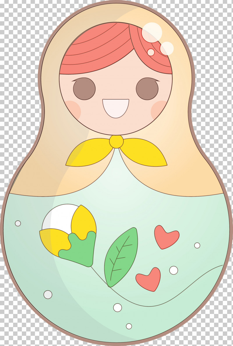 Character Yellow Character Created By PNG, Clipart, Character, Character Created By, Colorful Russian Doll, Paint, Watercolor Free PNG Download