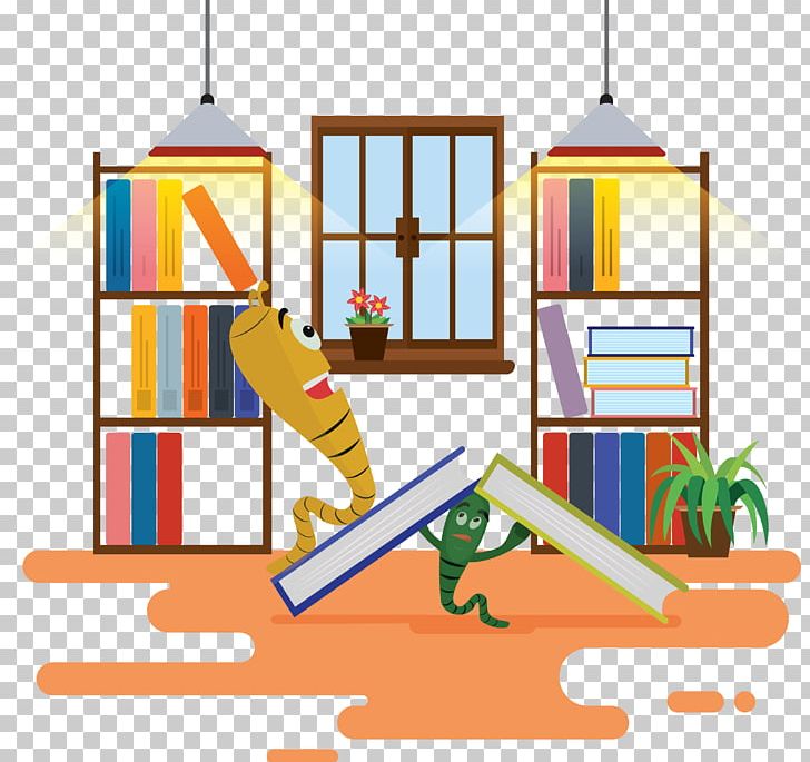 Bookcase Cartoon Illustration PNG, Clipart, Angle, Animals, Area, Book, Bookcase Free PNG Download