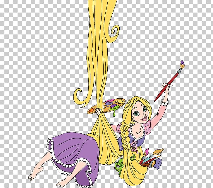 Tangled: The Video Game Rapunzel Painting PNG, Clipart, Anime, Arm, Art, Arts, Cartoon Free PNG Download