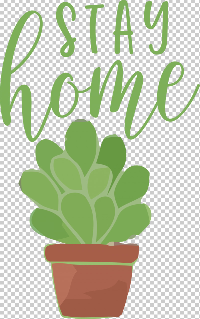 STAY HOME PNG, Clipart, Biology, Flower, Flowerpot, Green, Leaf Free PNG Download