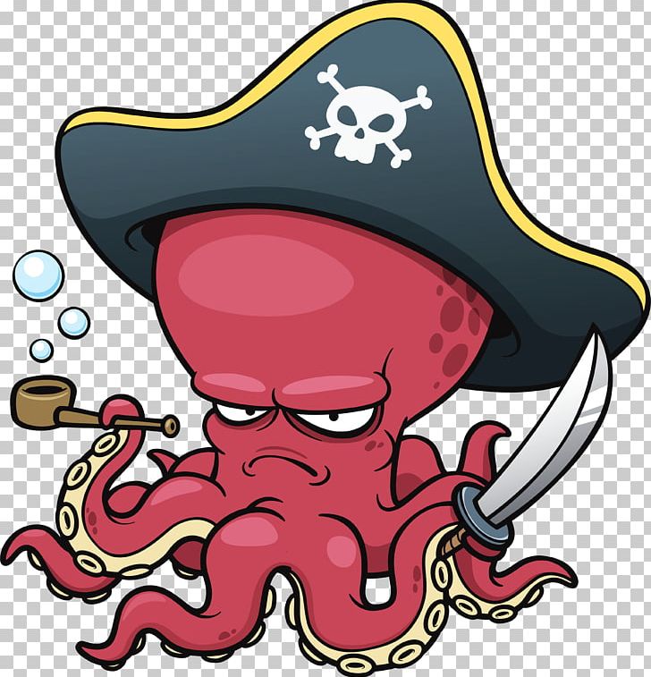 Cartoon Piracy PNG, Clipart, Art, Artwork, Cartoon, Cephalopod, Drawing Free PNG Download