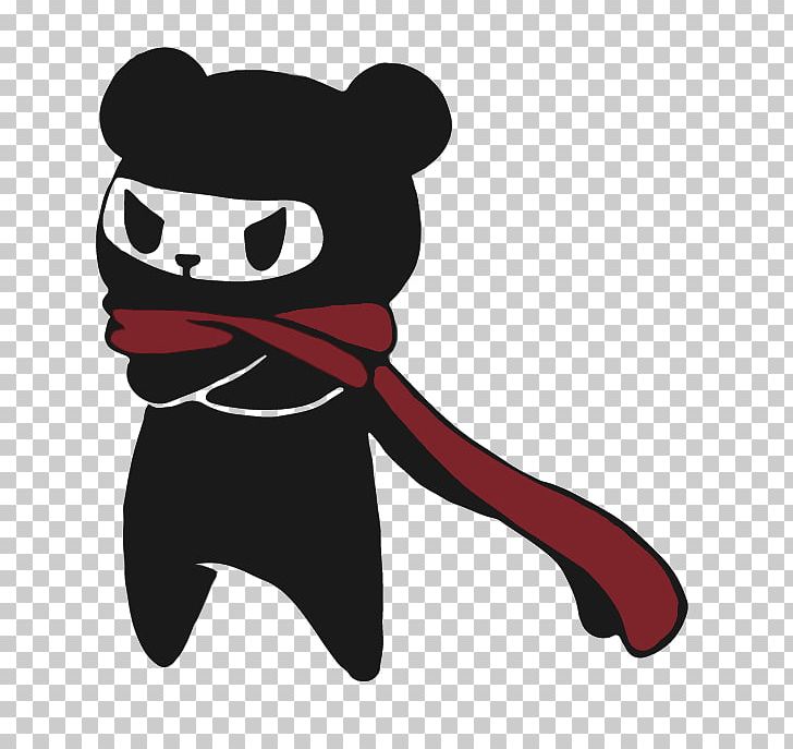 Giant Panda Ninja Drawing Cuteness PNG, Clipart, Art, Black, Carnivoran, Cartoon, Cat Like Mammal Free PNG Download