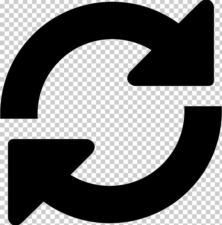 Computer Icons Refresh Free PNG, Clipart, Angle, Area, Black, Black And White, Brand Free PNG Download