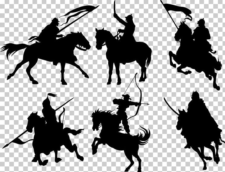 Euclidean Horse Silhouette Illustration PNG, Clipart, Banner, Black, Black And White, Black Background, Black Hair Free PNG Download