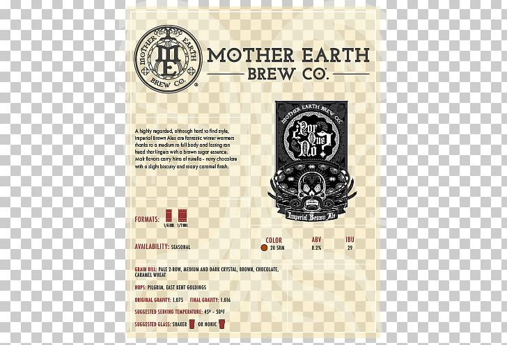 Beer Brewing Grains & Malts Mother Earth Brewing Company Stout Steel-cut Oats PNG, Clipart, Beer, Beer Brewing Grains Malts, Brand, Brewery, Craft Free PNG Download