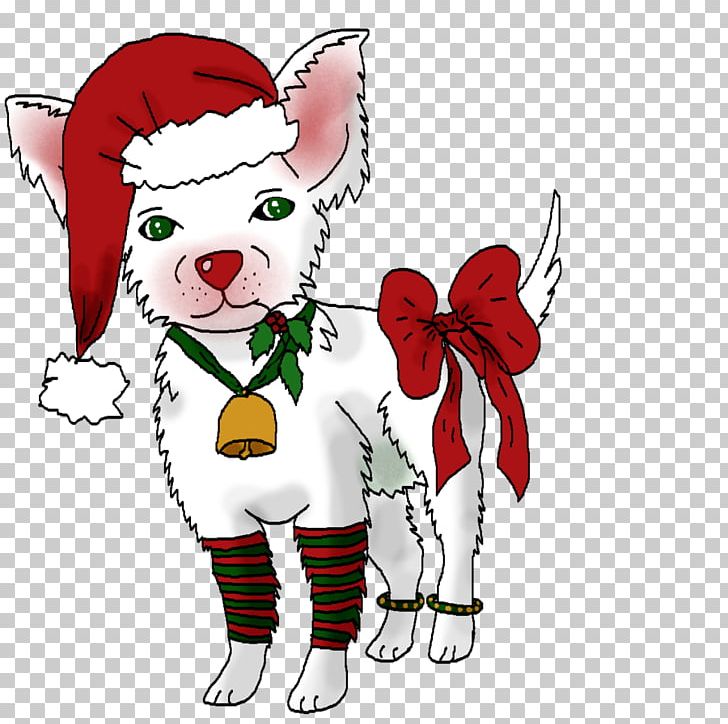 Christmas Ornament Canidae Santa Claus Dog PNG, Clipart, Cani, Carnivoran, Cartoon, Chihahua, Christmas Free PNG Download