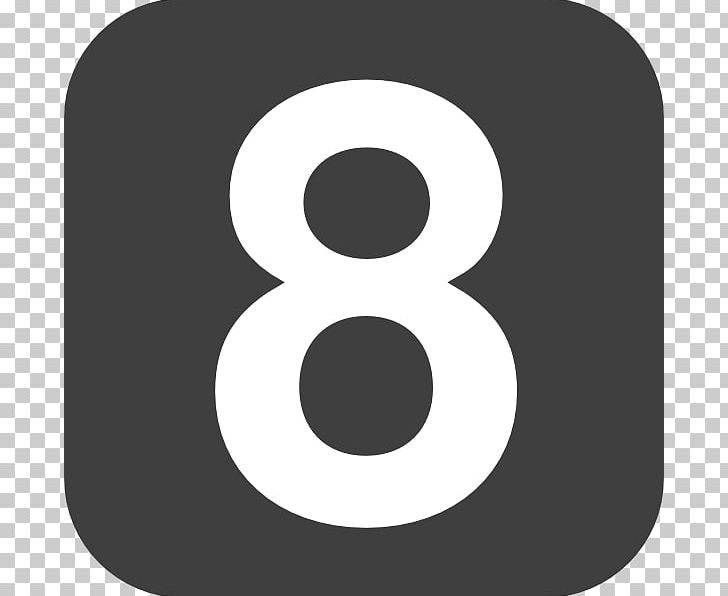 Number 8 PNG, Clipart, Black And White, Circle, Computer Icons, Download, Font Free PNG Download