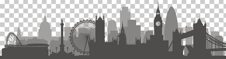 Nottingham Skyline Silhouette PNG, Clipart, Art, Black And White, Building, City, City Of London Free PNG Download