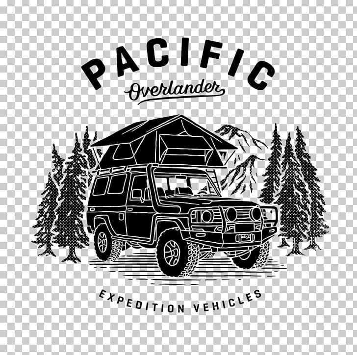 Car Pacific Overlander Logo Pursuit Series Weekend Vehicle PNG, Clipart, Automotive Design, Automotive Exterior, Black And White, Brand, Campervans Free PNG Download