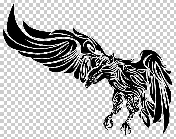 Bald Eagle Tattoo PNG, Clipart, Animals, Art, Bird, Black And White, Drawing Free PNG Download