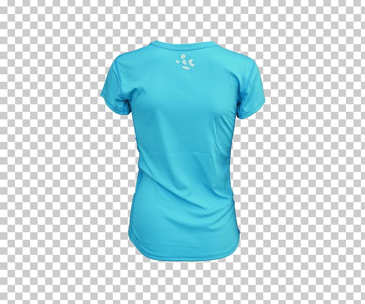 T-shirt Sleeve Neck Turquoise PNG, Clipart, Active Shirt, Aqua, Azure, Blue, Clothing Free PNG Download