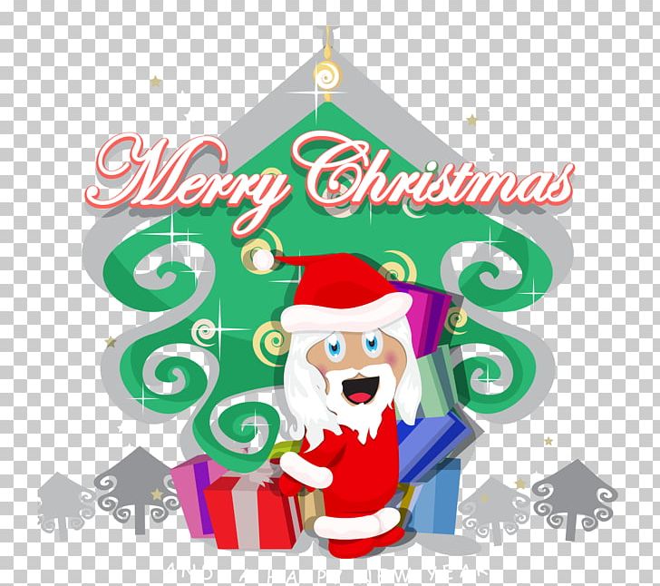 Christmas Tree Santa Claus Christmas Ornament PNG, Clipart, Business Card, Card Vector, Cartoon, Christmas Card, Christmas Decoration Free PNG Download