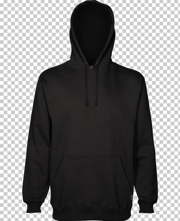 black jumper with hood