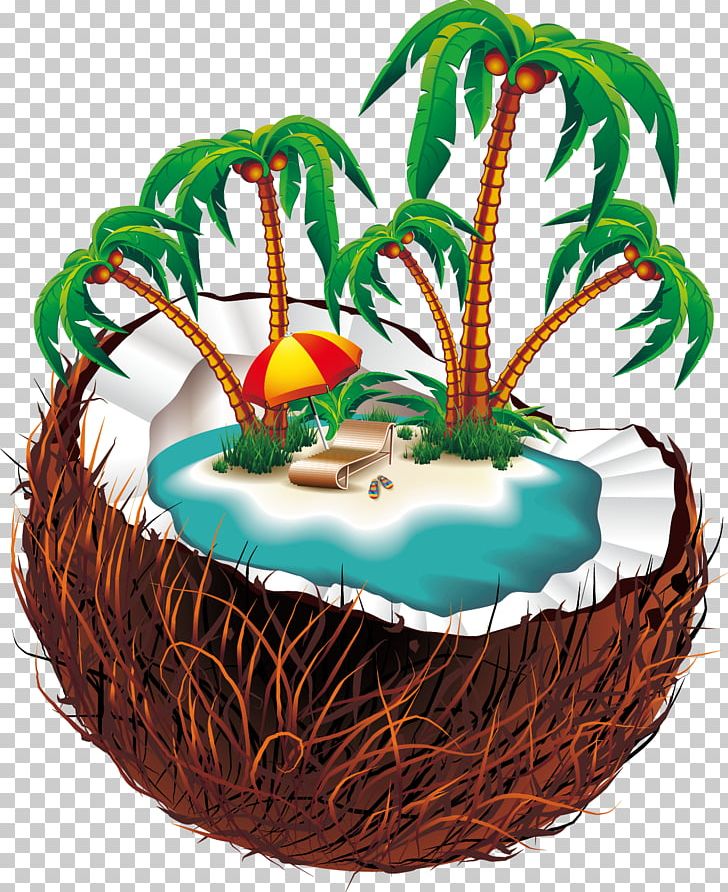 Beach Food Holidays PNG, Clipart, Arecaceae, Basket, Beach, Coco, Coconut Leaves Free PNG Download
