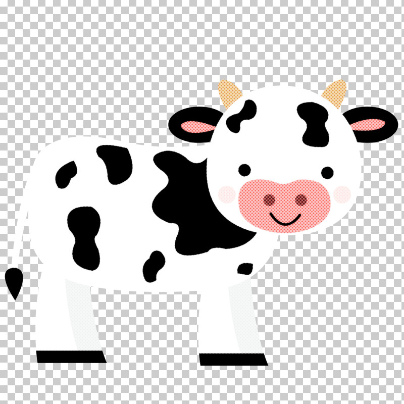Cartoon Dairy Cow Bovine Snout Line PNG, Clipart, Bovine, Cartoon, Dairy Cow, Line, Livestock Free PNG Download
