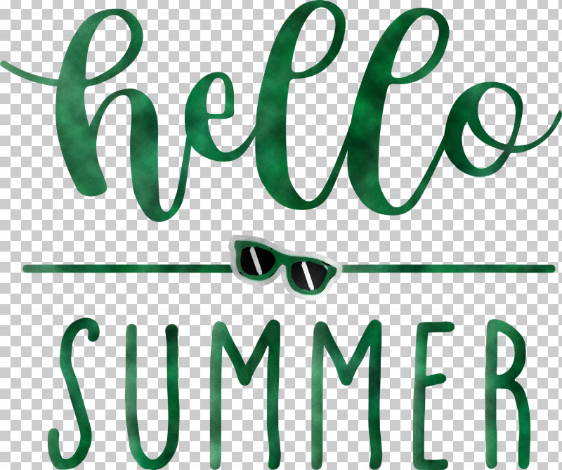 Hello Summer PNG, Clipart, Area, Green, Hello Summer, Line, Logo Free PNG Download