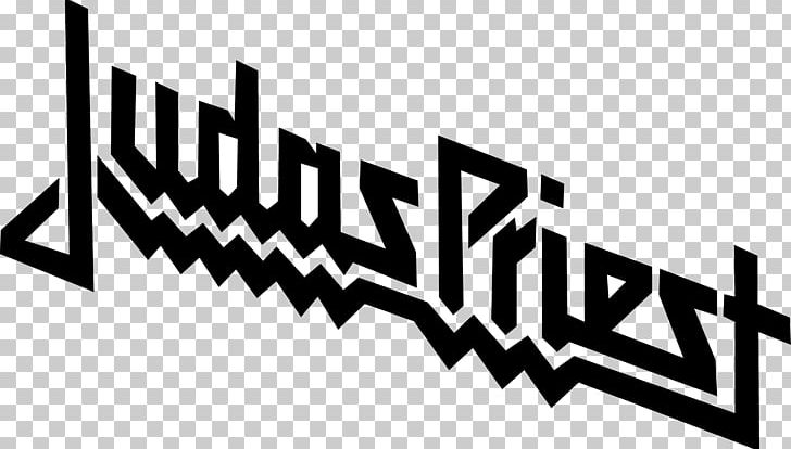 Judas Priest Heavy Metal Musical Ensemble Logo PNG, Clipart, Angle, Band, Black And White, Brand, Decal Free PNG Download