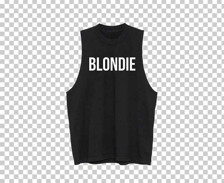 Long-sleeved T-shirt Gilets Sleeveless Shirt PNG, Clipart, Active Tank, Black, Blondie, Brand, Clothing Free PNG Download