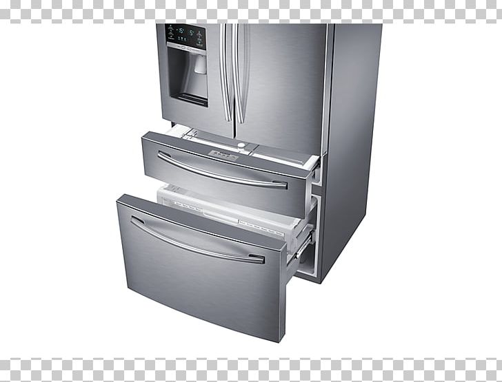Refrigerator Samsung Electronics Stainless Steel Ice Makers PNG, Clipart, Angle, Electronics, Freezers, Ice Makers, Machine Free PNG Download