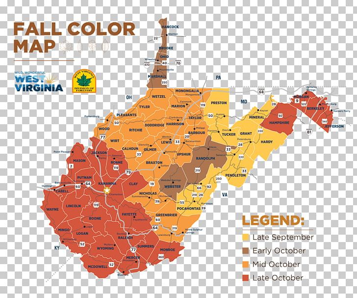 West Virginia Autumn Leaf Color PNG, Clipart, Area, Autumn, Autumn Leaf Color, Color, Diagram Free PNG Download