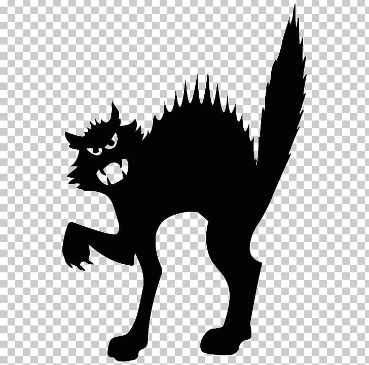 Black Cat Cartoon PNG, Clipart, Animal, Animated Film, Black And White, Black Cat, Carnivoran Free PNG Download