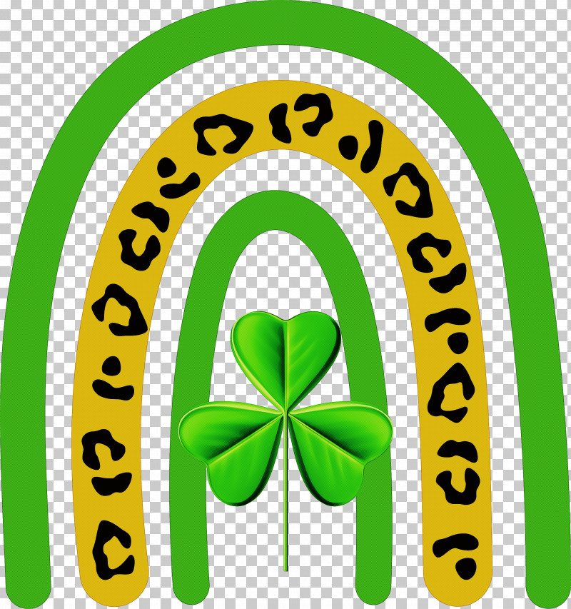 St Patricks Day Rainbow Saint Patrick PNG, Clipart, Biology, Geometry, Green, Leaf, Line Free PNG Download