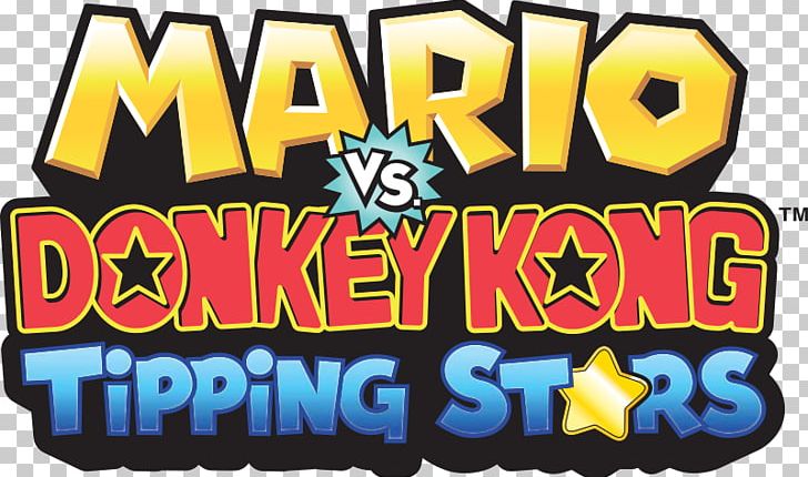 Mario Vs. Donkey Kong: Tipping Stars Wii U Nintendo 3DS Logo PNG, Clipart, Banner, Brand, Donkey, Donkey Kong, Gaming Free PNG Download
