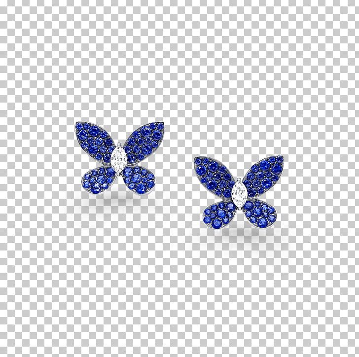 Sapphire Earring 2009 Graff Diamonds Robbery PNG, Clipart, Blue, Body Jewellery, Body Jewelry, Butterfly, Cobalt Blue Free PNG Download