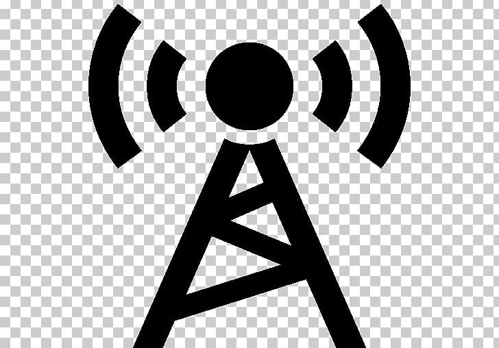 Telecommunications Tower Radio Computer Icons Broadcasting PNG, Clipart, Aerials, Art, Black, Black And White, Broadcasting Free PNG Download