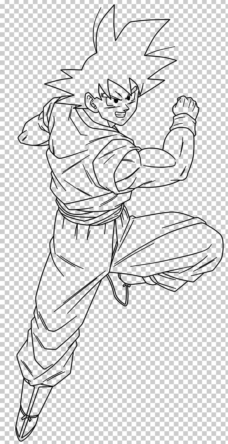 Line Art Drawing Goku PNG, Clipart, Angle, Arm, Art, Artist, Artwork Free PNG Download