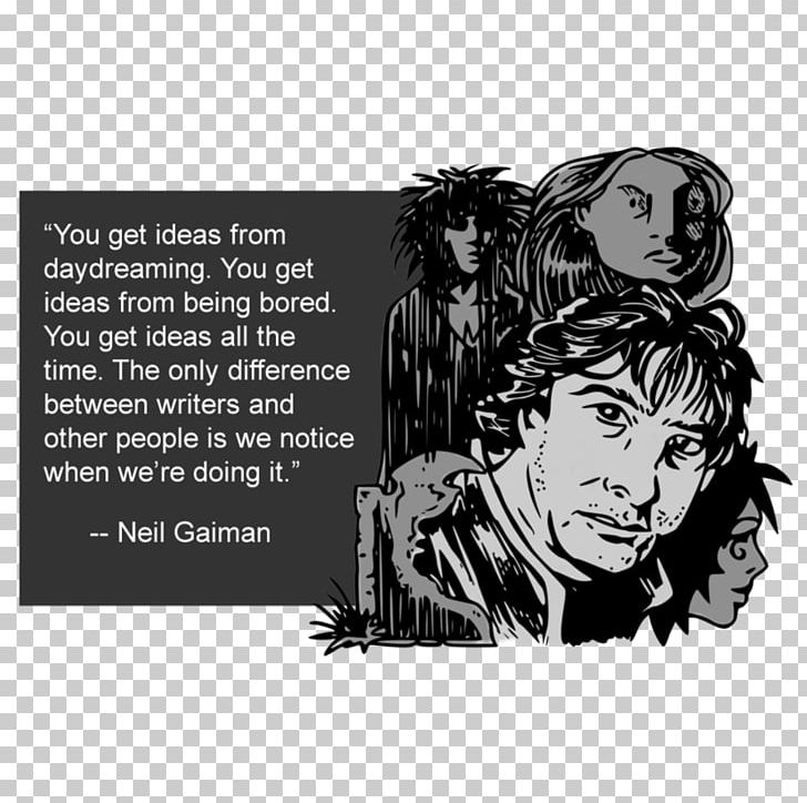 The Sandman Coraline Writer Writing PNG, Clipart, Black, Black And White, Book, Brand, Cartoon Free PNG Download