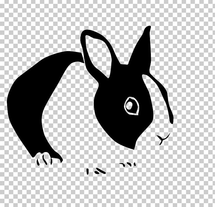 Hare Easter Bunny Netherland Dwarf Rabbit Wall Decal PNG, Clipart, Animals, Black, Black And White, Bumper Sticker, Carnivoran Free PNG Download