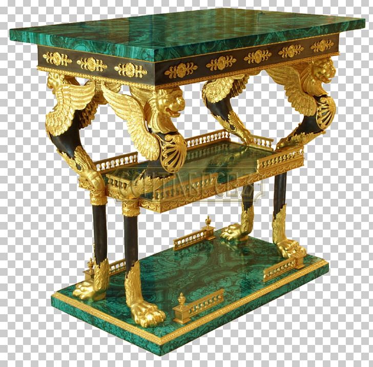 Table Antique Furniture Malachite Antique Furniture PNG, Clipart, Antique, Antique Furniture, Brass, Clock, Coffee Tables Free PNG Download