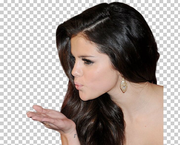 Selena Gomez Black Hair Hair Coloring Long Hair PNG, Clipart, Air Kiss, Beauty, Black Hair, Brown Hair, Chin Free PNG Download
