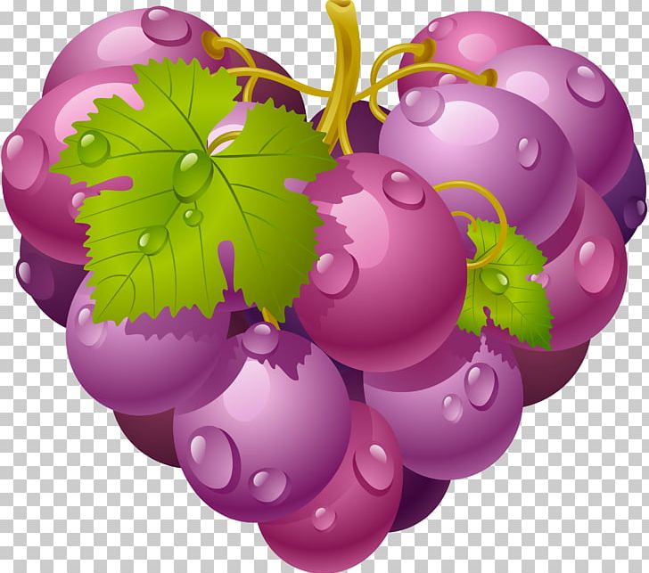 Grape Heart Fruit Berry PNG, Clipart, Berry, Food, Fruit, Fruit Nut, Grape Free PNG Download