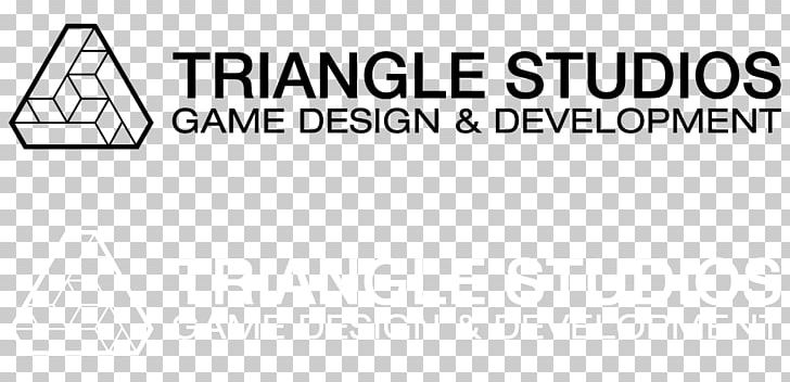 Logo Triangle Studios Video Game Medieval II: Total War Cross Of The Dutchman PNG, Clipart, Angle, Area, Black, Black And White, Brand Free PNG Download