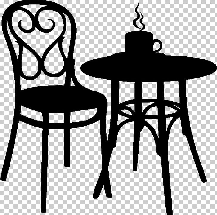 Cafe Coffee Silhouette Table PNG, Clipart, Bar, Black And White, Cafe, Chair, Coffee Free PNG Download