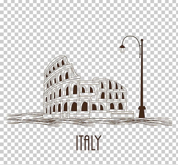 Colosseum Illustration PNG, Clipart, Ancient, Architecture, Black And White, Brand, Building Free PNG Download
