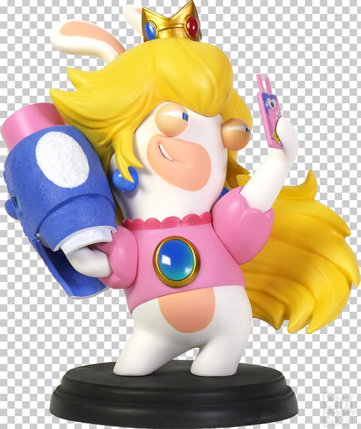 Mario + Rabbids Kingdom Battle Princess Peach Luigi Action & Toy Figures PNG, Clipart, Action Figure, Action Toy Figures, Cartoon, Fictional Character, Figurine Free PNG Download