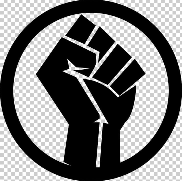 Raised Fist Black Power African American PNG, Clipart, African American, Area, Black, Black And White, Black Lives Matter Free PNG Download