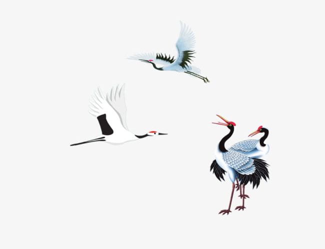 Red-crowned Crane Creative PNG, Clipart, Asuka, Chinese, Chinese Style, Crane, Crane Clipart Free PNG Download