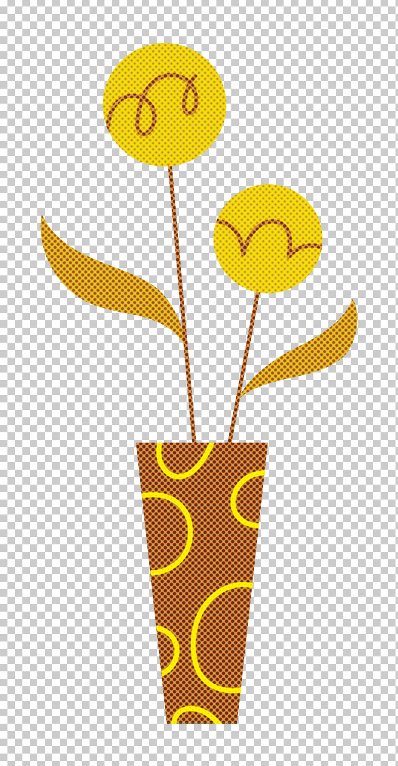 Flower Cut Flowers Flowerpot Yellow Sunflower / M PNG, Clipart, Cut Flowers, Flower, Flowerpot, Geometry, Line Free PNG Download