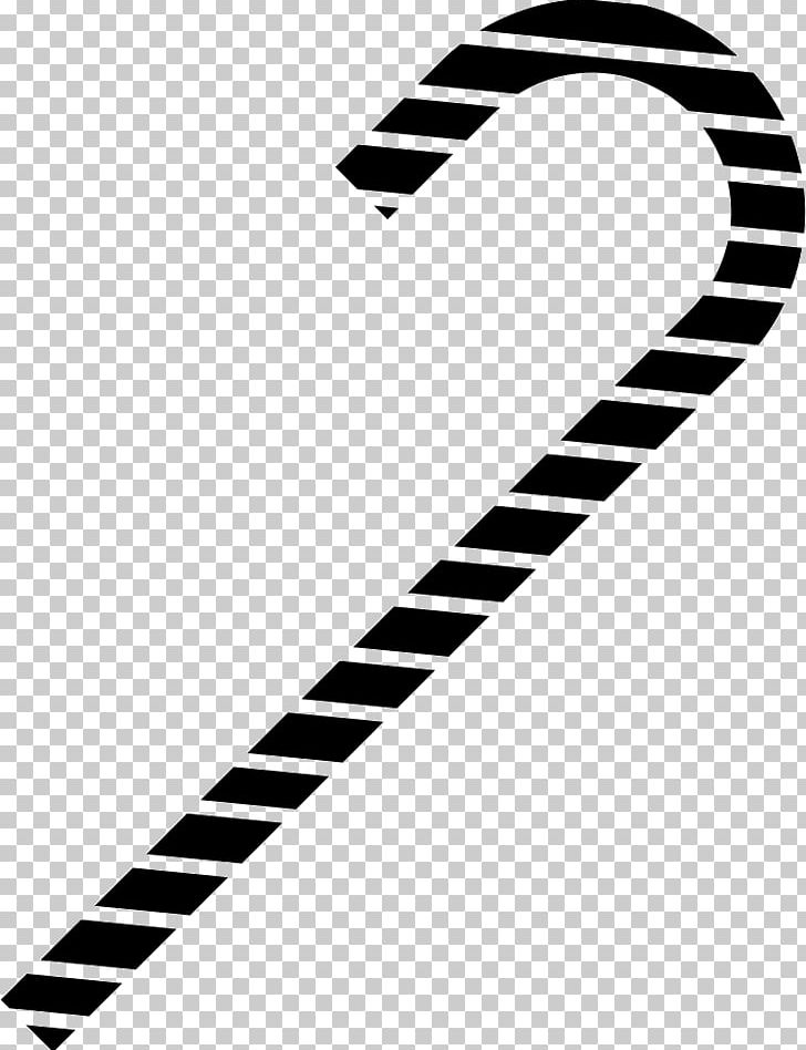 Candy Cane Christmas Day Caramel Bastone Computer Icons PNG, Clipart, Angle, Barley Sugar, Bastone, Black, Black And White Free PNG Download