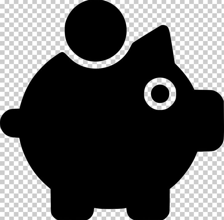 Piggy Bank Money Saving Silhouette PNG, Clipart, Bank, Black, Black And White, Carnivoran, Cat Free PNG Download