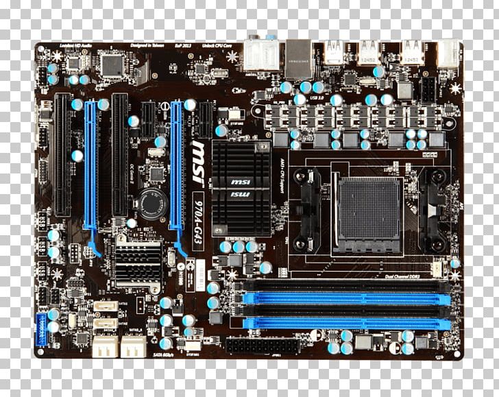 Socket AM3+ MSI 970A-G43 Motherboard ATX PNG, Clipart, Advanced Micro Devices, Atx, Computer, Computer, Computer Accessory Free PNG Download