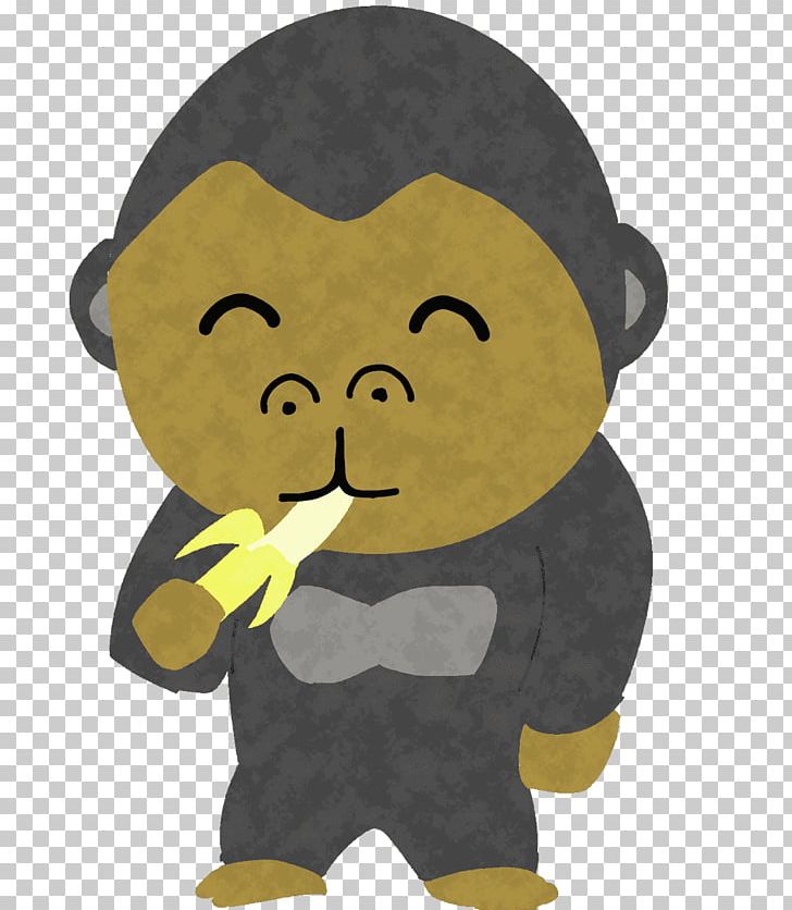Bear Gorilla Cartoon Vertebrate Illustration PNG, Clipart, Animal, Animation, Bear, Carnivoran, Cartoon Free PNG Download
