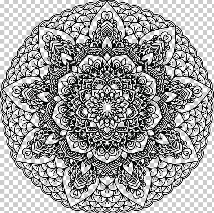 Coloring Book Mandala Adult Child PNG, Clipart, Adult, Black And White, Book, Child, Circle Free PNG Download